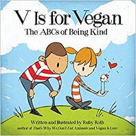 Book Cover of V is for Vegan by Ruby Roth